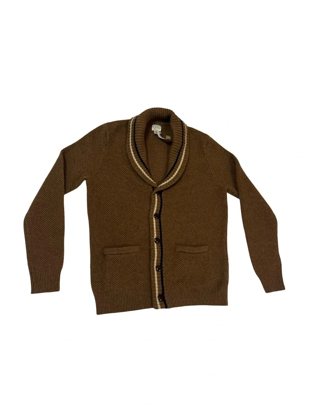 NWT J Crew Jcrew Rugged Merino Shawl Collar Wool Cardigan Sweater Sz M Preppy